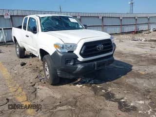 2020 Toyota Tacoma SR with VIN 3TYRX5GNXLT002930, listed as a IAAI auction lot 42557242 with 88,950 mi miles and . Bid and sale history available at DreamBid. Image 1.