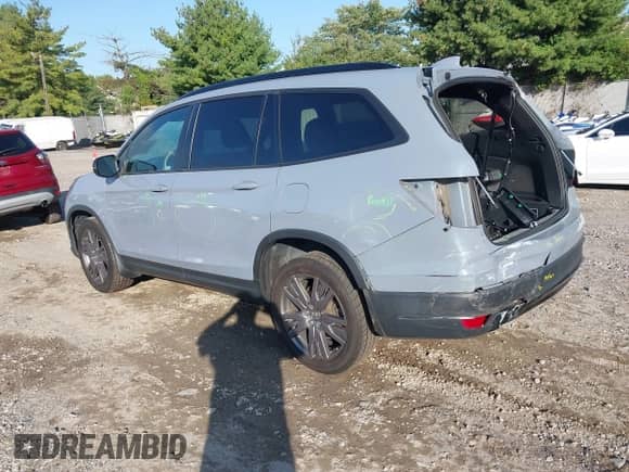 2022 Honda Pilot Sport с VIN 5FNYF6H33NB090370, выставлен на аукционе IAAI как лот 43174183 с пробегом 175 501 миль миль и . История ставок и продаж доступна на DreamBid. Изображение 3.