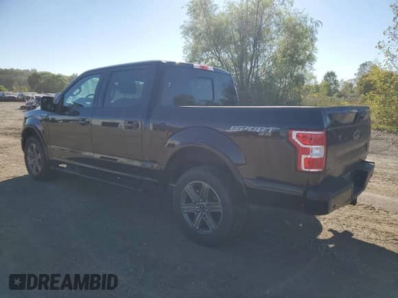 2020 Ford F-150 XL with VIN 1FTEW1E57LFC19988, listed as a Copart auction lot 81844415 with 79,749 mi miles and Salvage title. Bid and sale history available at DreamBid. Image 2.