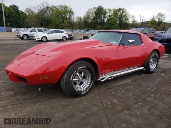 1977 Chevrolet Corvette с VIN 1Z37L7S407064, выставлен на аукционе Copart как лот 72725944 с пробегом 83 508 миль миль и Списание • Salvage title. История ставок и продаж доступна на DreamBid. Изображение 1.