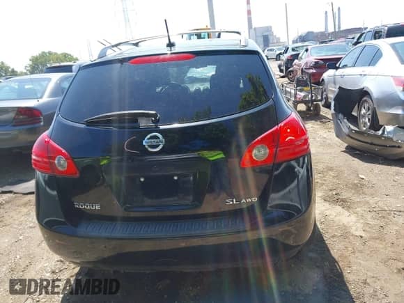 2008 Nissan Rogue SL with VIN JN8AS58V08W110636, listed as a IAAI auction lot 43129394 with 170,442 mi miles and . Bid and sale history available at DreamBid. Image 16.