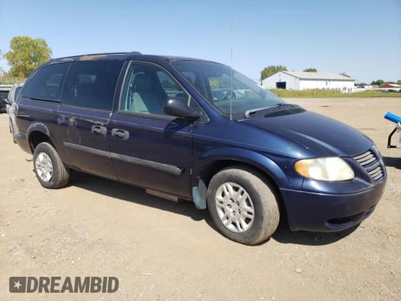 2005 Dodge Caravan SE with VIN 1D4GP24R35B289274, listed as a Copart auction lot 80197155 with 43,869 mi miles and Clean title. Bid and sale history available at DreamBid. Image 4.
