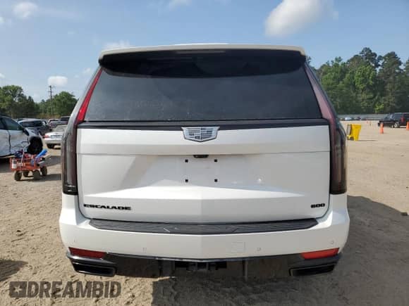 2022 Cadillac Escalade Premium Luxury с VIN 1GYS4BKLXNR332363, выставлен на аукционе Copart как лот 59677995 с пробегом 38 657 миль миль и Списание • Salvage title. История ставок и продаж доступна на DreamBid. Изображение 6.