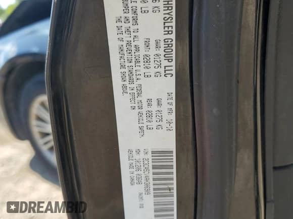 2010 Chrysler 300 Touring с VIN 2C3CA5CV4AH306909, выставлен на аукционе Copart как лот 69995685 с пробегом 203 182 миль миль и Списание • Salvage title. История ставок и продаж доступна на DreamBid. Изображение 12.