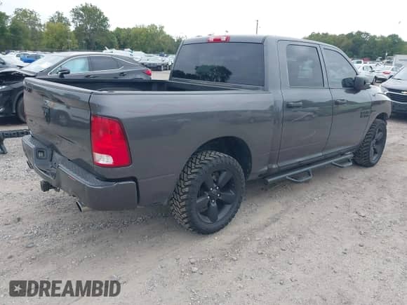 2017 Ram 1500 Express with VIN 1C6RR6KT1HS763501, listed as a IAAI auction lot 43275008 with 109,108 mi miles and . Bid and sale history available at DreamBid. Image 4.