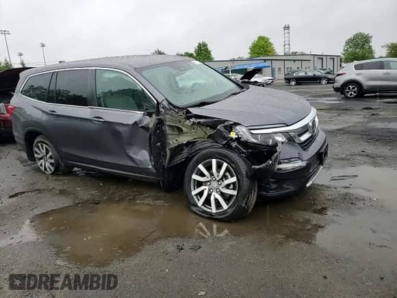 2021 Honda Pilot EX with VIN 5FNYF6H37MB081167, listed as a Copart auction lot 56113425 with 37,936 mi miles and Salvage title. Bid and sale history available at DreamBid. Image 14.