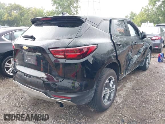 2023 Chevrolet Blazer LT with VIN 3GNKBCR47PS223978, listed as a IAAI auction lot 42971190 with 54,141 mi miles and . Bid and sale history available at DreamBid. Image 4.