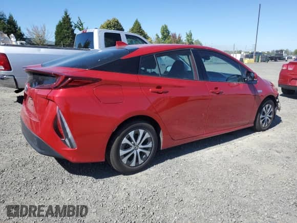 2020 Toyota Prius LE with VIN JTDKARFP1L3130967, listed as a Copart auction lot 80495065 with 64,702 mi miles and Salvage title. Bid and sale history available at DreamBid. Image 3.