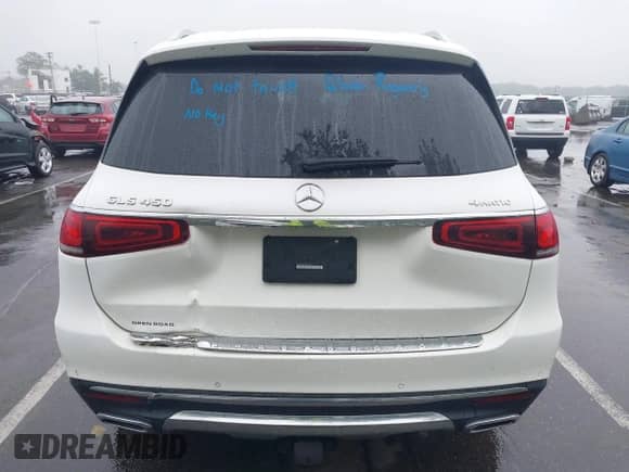 2022 Mercedes-Benz GLS 450 with VIN 4JGFF5KEXNA656170, listed as a IAAI auction lot 42438734 with 48,411 mi miles and . Bid and sale history available at DreamBid. Image 16.