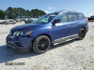 2017 Nissan Pathfinder Platinum с VIN 5N1DR2MM9HC657224, выставлен на аукционе Copart как лот 57151995 с пробегом 67 396 миль миль и Списание • Salvage title. История ставок и продаж доступна на DreamBid. Изображение 1.