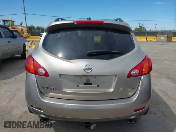 2009 Nissan Murano SL with VIN JN8AZ18W89W145441, listed as a IAAI auction lot 42805926 with 132,330 mi miles and . Bid and sale history available at DreamBid. Image 16.