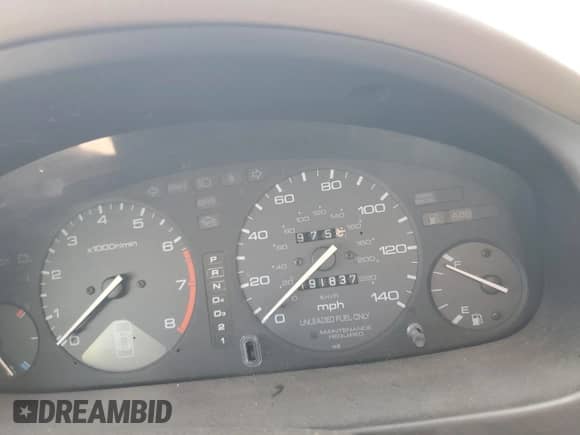 1996 Honda Accord EX z VIN 1HGCE6674TA021343, wystawiony jako Copart lot #66773205 z przebiegiem 191 837 mil mil oraz Szkoda całkowita • Salvage title. Historia ofert i sprzedaży dostępna na DreamBid. Obrazek 9.