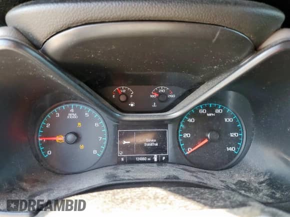 2019 Chevrolet Colorado 2WD Work Truck z VIN 1GCHSBEA5K1177960, wystawiony jako Copart lot #80292095 z przebiegiem 124 860 mil mil oraz Czysty tytuł • Clean title. Historia ofert i sprzedaży dostępna na DreamBid. Obrazek 9.