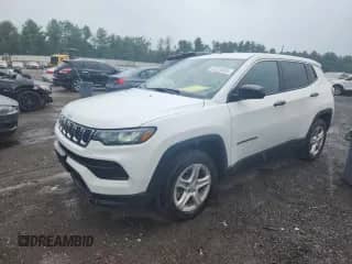 2023 Jeep Compass Sport with VIN 3C4NJDAN3PT511073, listed as a Copart auction lot 67220085 with 19,803 mi miles and Salvage title. Bid and sale history available at DreamBid. Image 1.