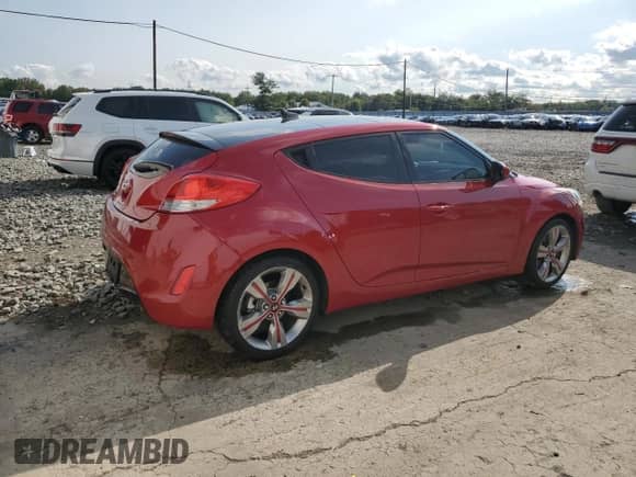 2013 Hyundai Veloster w/Black Int z VIN KMHTC6AD5DU088630, wystawiony jako Copart lot #80093115 z przebiegiem 76 327 mil mil oraz Szkoda całkowita • Salvage title. Historia ofert i sprzedaży dostępna na DreamBid. Obrazek 3.