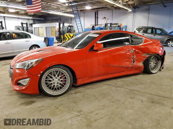 2014 Hyundai Genesis Coupe 2.0T с VIN KMHHT6KD5EU113841, выставлен на аукционе Copart как лот 88752975 с пробегом 85 431 миль миль и Списание • Salvage title. История ставок и продаж доступна на DreamBid. Изображение 1.
