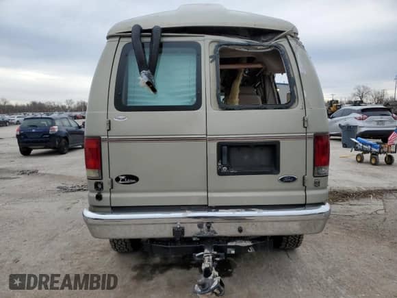 2005 Ford Econoline Cargo Recreational with VIN 1FDRE14L95HA66277, listed as a Copart auction lot 89218705 with Not provided miles and Salvage title. Bid and sale history available at DreamBid. Image 6.
