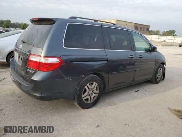 2005 Honda Odyssey EX с VIN 5FNRL38495B024362, выставлен на аукционе Copart как лот 80073415 с пробегом 217 177 миль миль и Списание • Salvage title. История ставок и продаж доступна на DreamBid. Изображение 3.