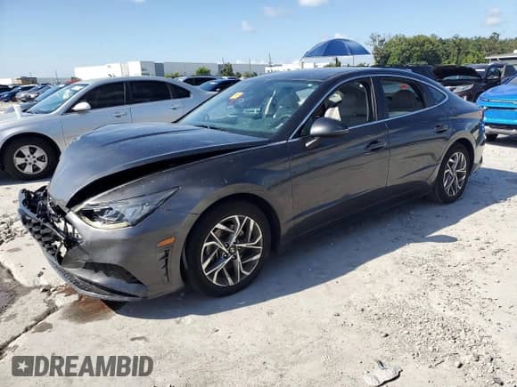 2021 Hyundai Sonata SEL с VIN 5NPEL4JAXMH117279, выставлен на аукционе Copart как лот 81951865 с пробегом 90 729 миль миль и На запчасти • Non repairable. История ставок и продаж доступна на DreamBid. Изображение 1.