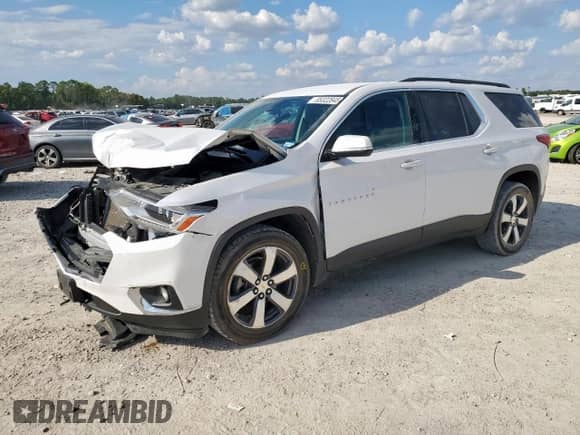 2019 Chevrolet Traverse LT с VIN 1GNERHKW2KJ258407, выставлен на аукционе Copart как лот 85322845 с пробегом 91 947 миль миль и Списание • Salvage title. История ставок и продаж доступна на DreamBid. Изображение 1.