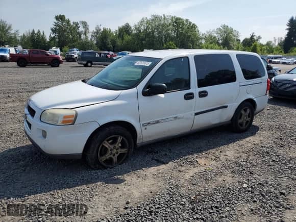 2008 Chevrolet Uplander LS с VIN 1GNDV23158D209345, выставлен на аукционе Copart как лот 62177615 с пробегом 204 846 миль миль и Списание • Salvage title. История ставок и продаж доступна на DreamBid. Изображение 1.