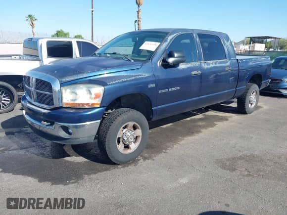 2006 Dodge 2500 SLT with VIN 3D7KS29D96G176429, listed as a IAAI auction lot 42671978 with 100,133 mi miles and . Bid and sale history available at DreamBid. Image 2.