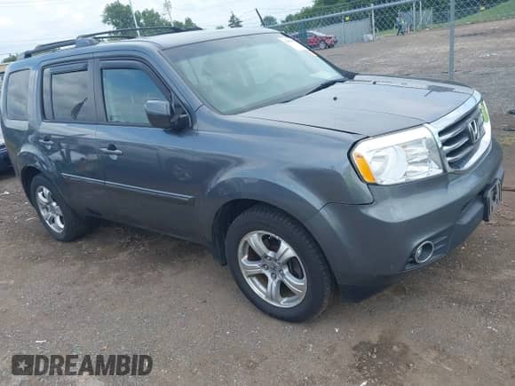 2013 Honda Pilot EX-L with VIN 5FNYF4H64DB002553, listed as a IAAI auction lot 42850473 with 247,205 mi miles and . Bid and sale history available at DreamBid. Image 1.