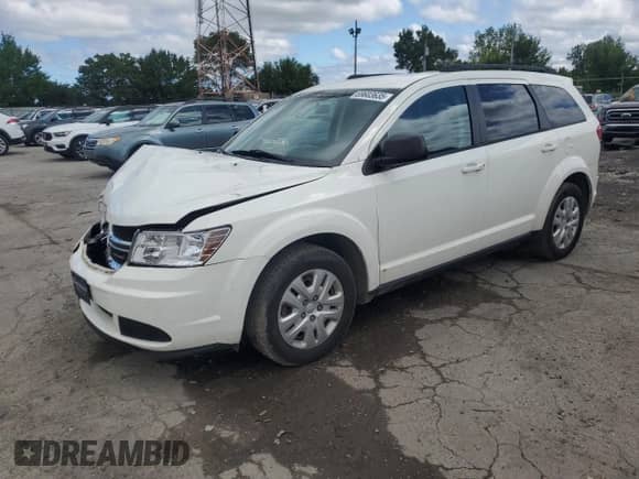 2018 Dodge Journey SE with VIN 3C4PDCABXJT182928, listed as a Copart auction lot 69603635 with 89,646 mi miles and Salvage title. Bid and sale history available at DreamBid. Image 1.