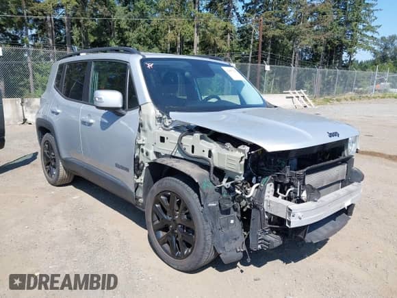 2017 Jeep Renegade Latitude z VIN ZACCJABB9HPG50241, wystawiony jako IAAI lot #42807253 z przebiegiem 61 067 mil mil oraz . Historia ofert i sprzedaży dostępna na DreamBid. Obrazek 1.