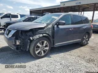 2013 Nissan Pathfinder SV with VIN 5N1AR2MN5DC627742, listed as a Copart auction lot 64200315 with 200,345 mi miles and Salvage title. Bid and sale history available at DreamBid. Image 1.
