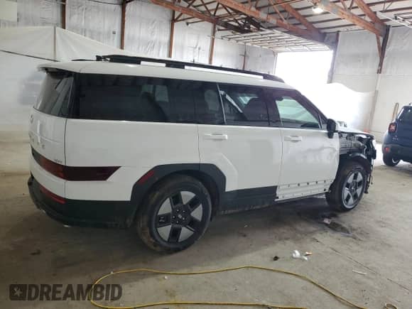 2025 Hyundai Santa Fe SEL with VIN 5NMP24G11SH041173, listed as a Copart auction lot 55807735 with 3,829 mi miles and Salvage title. Bid and sale history available at DreamBid. Image 3.