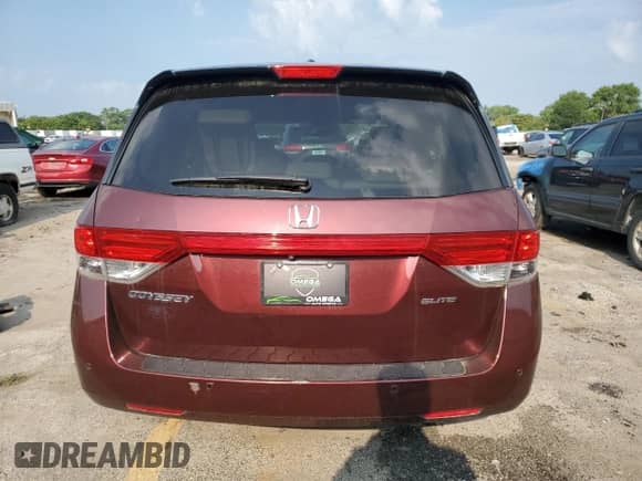 2016 Honda Odyssey Touring Elite with VIN 5FNRL5H92GB022995, listed as a Copart auction lot 68914565 with 101,450 mi miles and Clean title. Bid and sale history available at DreamBid. Image 6.