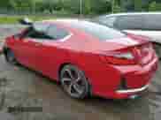 2017 Honda Accord Touring with VIN 1HGCT2B02HA006371, listed as a Copart auction lot 58910315 with 107,065 mi miles and Salvage title. Bid and sale history available at DreamBid. Image 2.