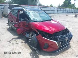 2024 Nissan Kicks SV with VIN 3N1CP5CV3RL505109, listed as a IAAI auction lot 42862698 with 46,801 mi miles and . Bid and sale history available at DreamBid. Image 1.