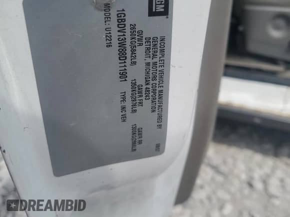 2008 Chevrolet Uplander LS Fleet с VIN 1GBDV13W88D111901, выставлен на аукционе Copart как лот 59903585 с пробегом 61 721 миль миль и Чистый • Clean title. История ставок и продаж доступна на DreamBid. Изображение 13.