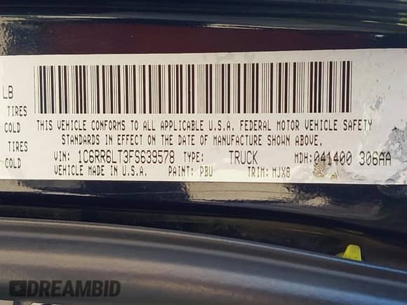 2015 Ram 1500 Big Horn z VIN 1C6RR6LT3FS639578, wystawiony jako IAAI lot #42345534 z przebiegiem 163 832 mil mil oraz . Historia ofert i sprzedaży dostępna na DreamBid. Obrazek 9.