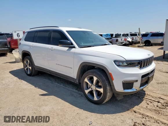2024 Jeep Grand Cherokee Limited with VIN 1C4RJJBG5R8550930, listed as a Copart auction lot 65075565 with 20,844 mi miles and Clean title. Bid and sale history available at DreamBid. Image 4.