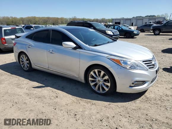 2012 Hyundai Azera with VIN KMHFH4JG2CA156170, listed as a Copart auction lot 47951434 with 81,504 mi miles and Salvage title. Bid and sale history available at DreamBid. Image 4.