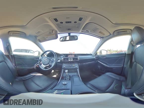 2015 Lexus IS 250 with VIN JTHCF1D28F5021122, listed as a Copart auction lot 81119445 with 107,212 mi miles and Salvage title. Bid and sale history available at DreamBid. Image 14.