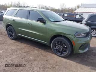 2021 Dodge Durango GT Plus with VIN 1C4RDJDGXMC663928, listed as a IAAI auction lot 42070119 with 77,110 mi miles and . Bid and sale history available at DreamBid. Image 1.