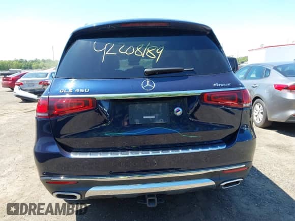 2022 Mercedes-Benz GLS 450 with VIN 4JGFF5KE1NA635210, listed as a IAAI auction lot 42369149 with 27,239 mi miles and . Bid and sale history available at DreamBid. Image 16.