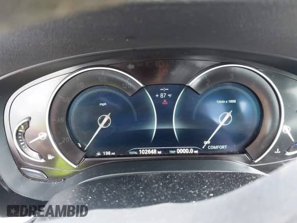 2019 BMW 5 Series 530i with VIN WBAJA5C52KWW44781, listed as a IAAI auction lot 42856522 with 102,648 mi miles and . Bid and sale history available at DreamBid. Image 7.