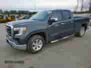 2021 GMC Sierra 1500 with VIN 1GTR8AEHXMZ171957, listed as a Copart auction lot 87154394 with 90,898 mi miles and Salvage title. Bid and sale history available at DreamBid. Image 1.