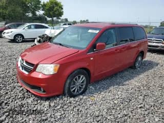 2014 Dodge Grand Caravan SXT 30th Anniversary with VIN 2C4RDGCG8ER226393, listed as a Copart auction lot 71602395 with 36,416 mi miles and Salvage title. Bid and sale history available at DreamBid. Image 1.