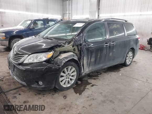 2013 Toyota Sienna XLE AAS with VIN 5TDYK3DC4DS357154, listed as a IAAI auction lot 41545099 with 168,378 mi miles and . Bid and sale history available at DreamBid. Image 2.