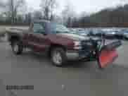 2003 Chevrolet Silverado 1500 LS with VIN 1GCEK14V33Z126249, listed as a Copart auction lot 84754524 with 105,267 mi miles and Salvage title. Bid and sale history available at DreamBid. Image 4.