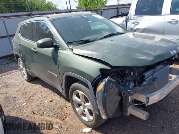 2020 Jeep Compass Latitude z VIN 3C4NJCBBXLT198869, wystawiony jako IAAI lot #42885397 z przebiegiem 163 554 mil mil oraz . Historia ofert i sprzedaży dostępna na DreamBid. Obrazek 14.