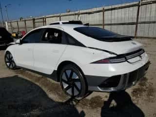 2024 Hyundai Ioniq 6 SE Standard Range with VIN KMHM14AB1RA076870, listed as a Copart auction lot 85745445 with Not provided miles and Salvage title. Bid and sale history available at DreamBid. Image 2.