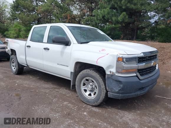 2017 Chevrolet Silverado 1500 Work Truck z VIN 1GCUKNEC0HF103956, wystawiony jako IAAI lot #42091126 z przebiegiem 67 821 mil mil oraz . Historia ofert i sprzedaży dostępna na DreamBid. Obrazek 1.