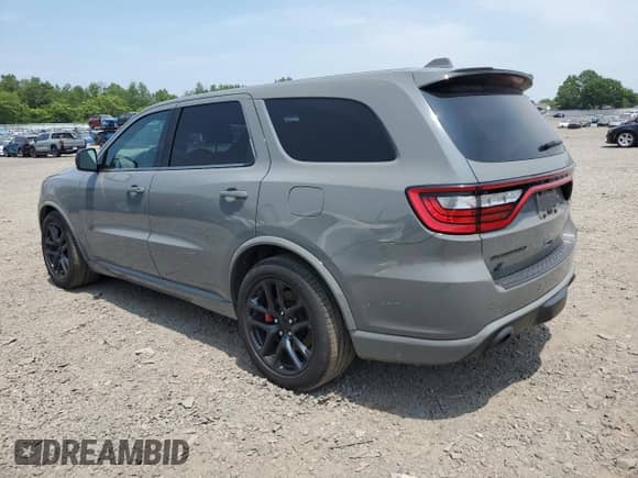 2021 Dodge Durango SRT Hellcat with VIN 1C4SDJH95MC740766, listed as a Copart auction lot 59139115 with 37,456 mi miles and Salvage title. Bid and sale history available at DreamBid. Image 2.